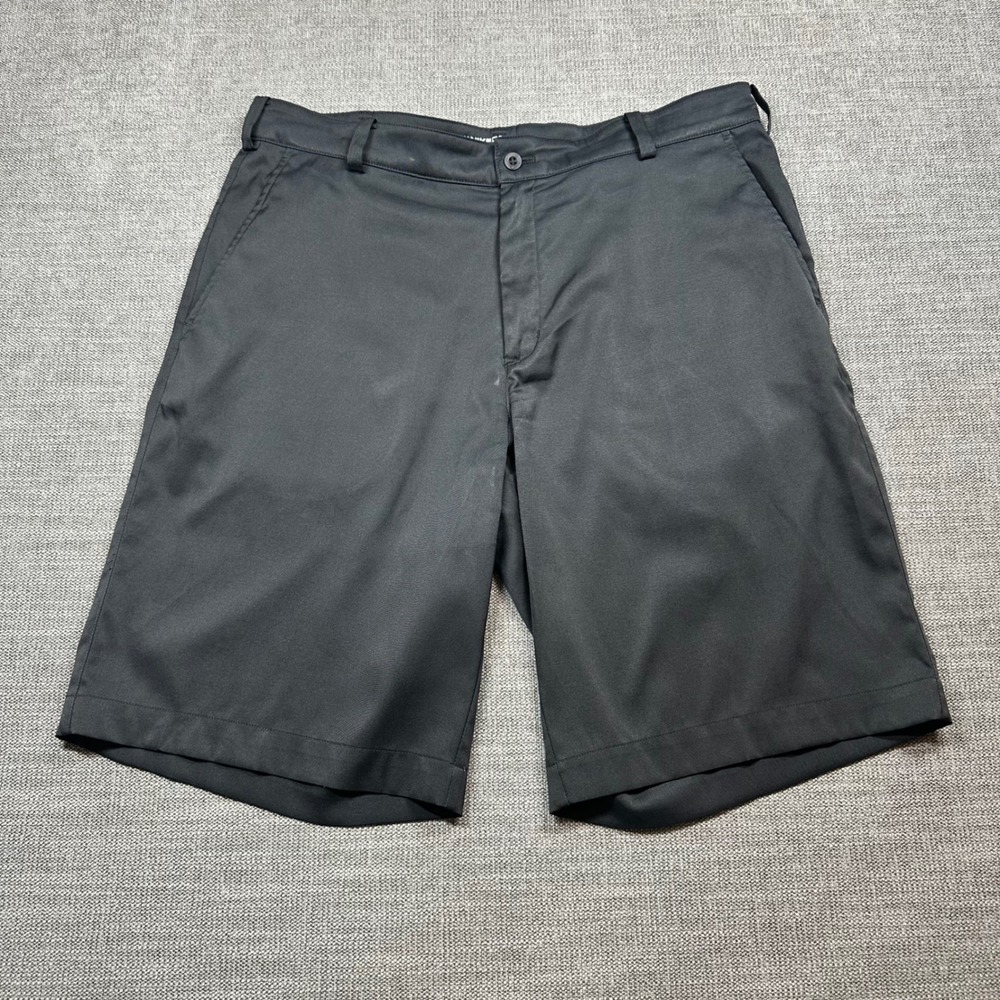 Nike Golf Shorts Mens 34 Black Dri-FIT Tour Performance Flat Front Sporty